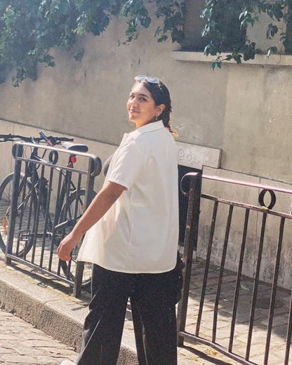 Camisa Blanca Básica 🤍✨